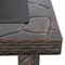 Nature Spring Nature Spring Woven Metal Square Fire Pit and Wood Burning Set, 26 inches with Cover and Log Poker 470821ABN - alternate 2